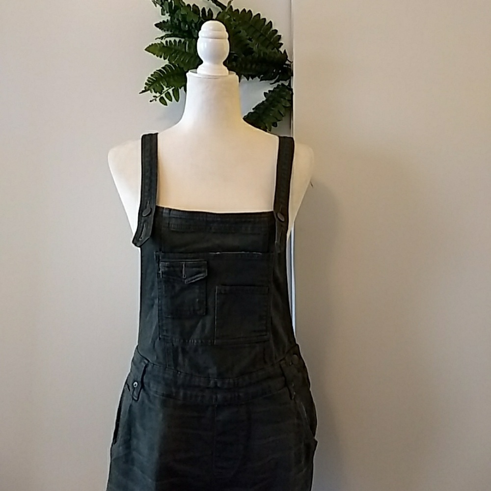 {Free People} Washed Denim Overalls NEW